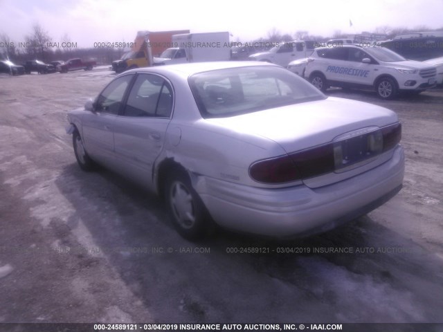 1G4HR54K4YU104962 - 2000 BUICK LESABRE LIMITED SILVER photo 3