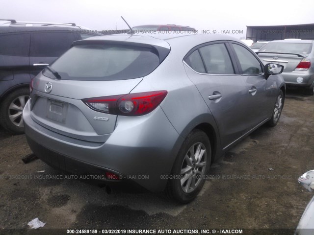 3MZBM1L71FM213148 - 2015 MAZDA 3 TOURING GRAY photo 4