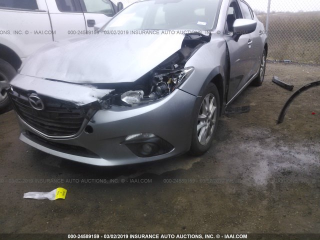 3MZBM1L71FM213148 - 2015 MAZDA 3 TOURING GRAY photo 6