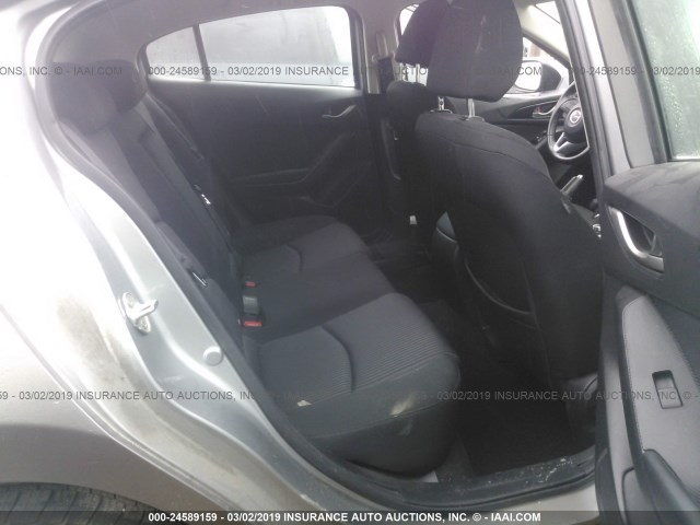 3MZBM1L71FM213148 - 2015 MAZDA 3 TOURING GRAY photo 8