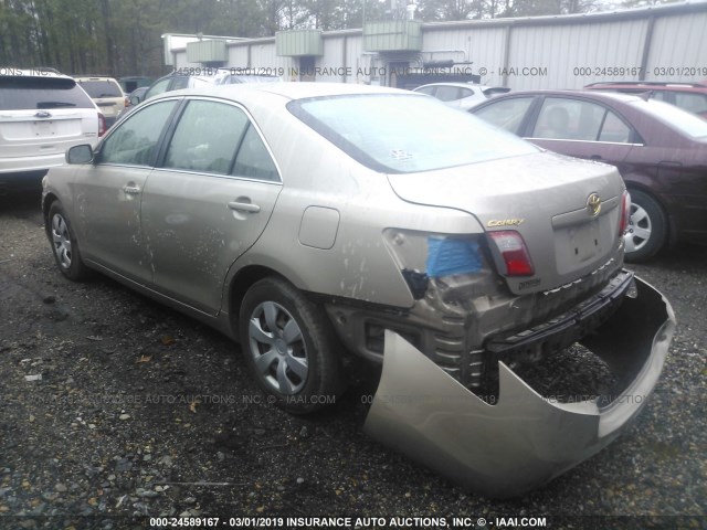 4T1BE46K27U647282 - 2007 TOYOTA CAMRY NEW GENERAT CE/LE/XLE/SE BEIGE photo 3