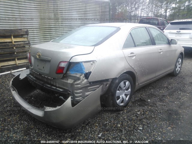 4T1BE46K27U647282 - 2007 TOYOTA CAMRY NEW GENERAT CE/LE/XLE/SE BEIGE photo 4