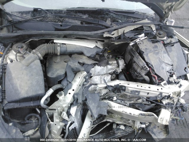 1G11B5SLXEF130500 - 2014 CHEVROLET MALIBU LS GOLD photo 10