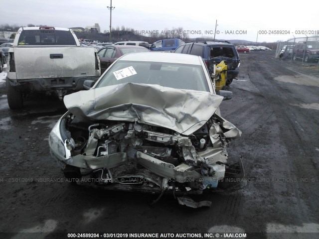 1G11B5SLXEF130500 - 2014 CHEVROLET MALIBU LS GOLD photo 6