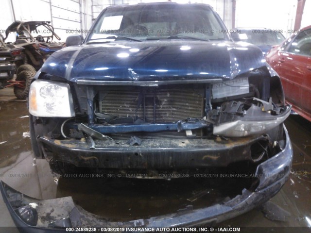 1GKDT13S772115581 - 2007 GMC ENVOY BLUE photo 6