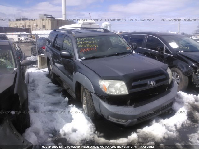 JTEBU14R130005879 - 2003 TOYOTA 4RUNNER SR5/SPORT GRAY photo 1