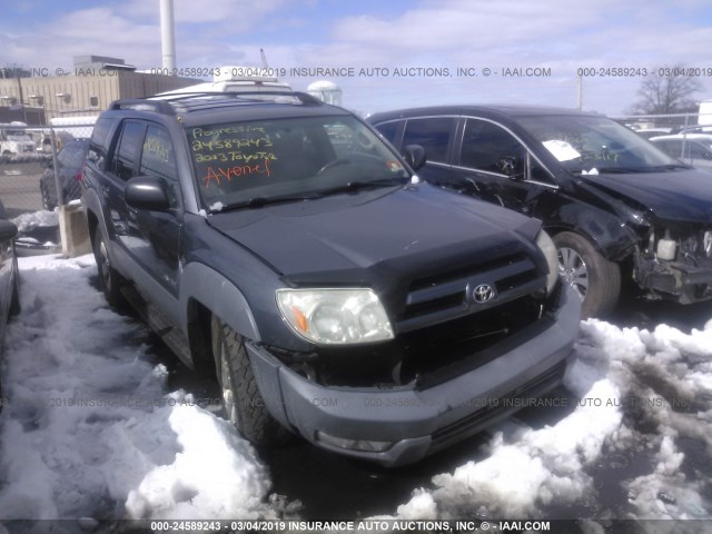 JTEBU14R130005879 - 2003 TOYOTA 4RUNNER SR5/SPORT GRAY photo 6