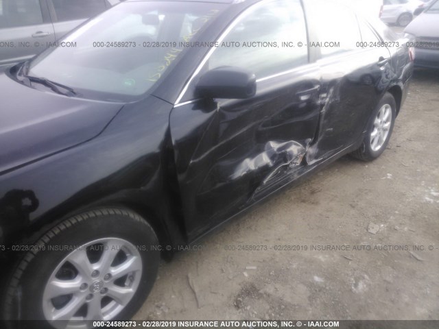 4T4BF3EK4BR158244 - 2011 TOYOTA CAMRY SE/LE/XLE BLACK photo 6