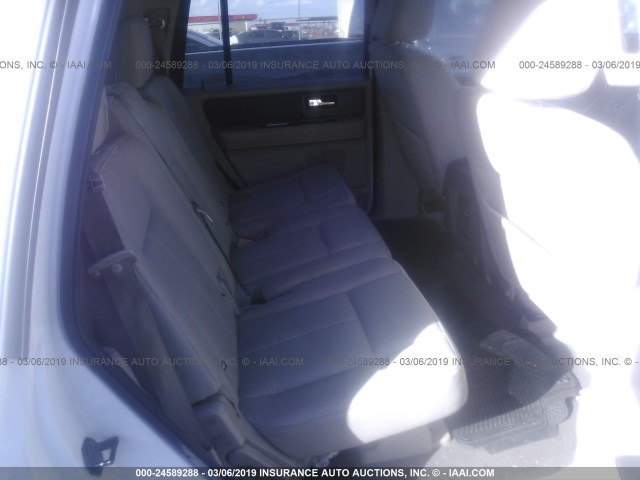 1FMFU16597LA43327 - 2007 FORD EXPEDITION XLT WHITE photo 8