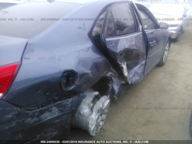 1G11C5SL2EF120931 - 2014 CHEVROLET MALIBU 1LT 蓝色 照片 6