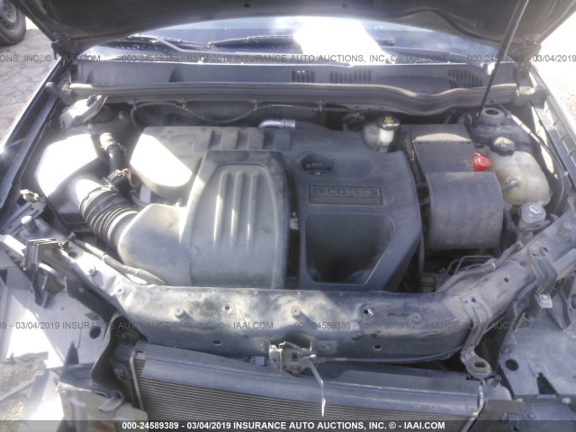 1G2AL18F187303726 - 2008 PONTIAC G5 BLACK photo 10