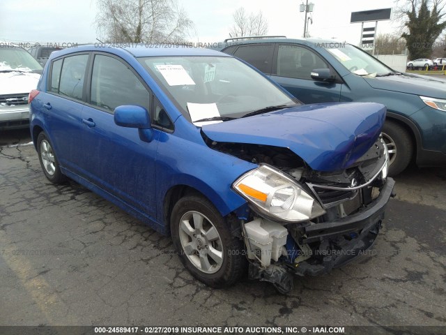 3N1BC1CP5AL466495 - 2010 NISSAN VERSA S/SL BLUE photo 1