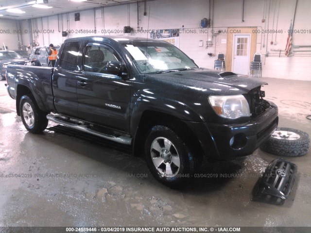 5TEUU42N76Z172153 - 2006 TOYOTA TACOMA ACCESS CAB შავი ფოტო 1
