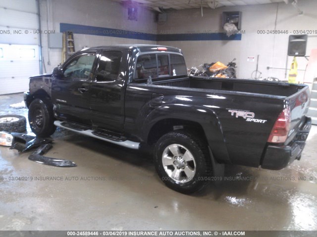 5TEUU42N76Z172153 - 2006 TOYOTA TACOMA ACCESS CAB შავი ფოტო 3