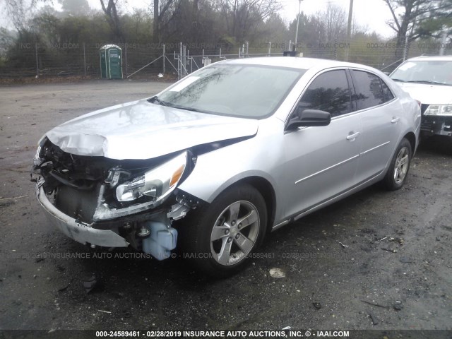 1G11B5SA3DF171192 - 2013 CHEVROLET MALIBU LS SILVER photo 2