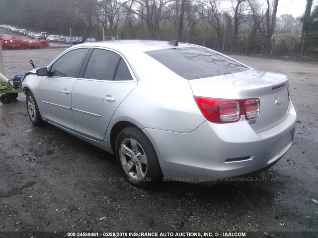 1G11B5SA3DF171192 - 2013 CHEVROLET MALIBU LS SILVER photo 3