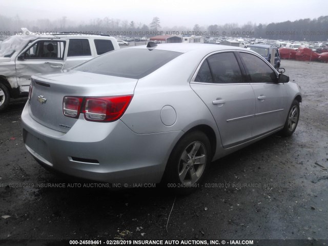 1G11B5SA3DF171192 - 2013 CHEVROLET MALIBU LS SILVER photo 4