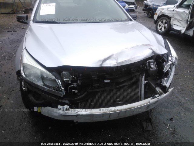 1G11B5SA3DF171192 - 2013 CHEVROLET MALIBU LS SILVER photo 6