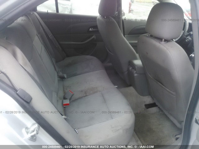 1G11B5SA3DF171192 - 2013 CHEVROLET MALIBU LS SILVER photo 8