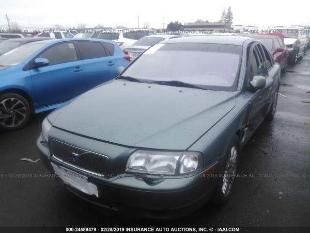 YV1TS92D921259797 - 2002 VOLVO S80 BLUE photo 2