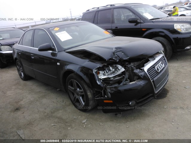 WAUAF78E57A141840 - 2007 AUDI A4 2/TURBO BLACK photo 1