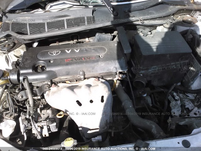 4T1BE46K77U689639 - 2007 TOYOTA CAMRY NEW GENERAT CE/LE/XLE/SE WHITE photo 10