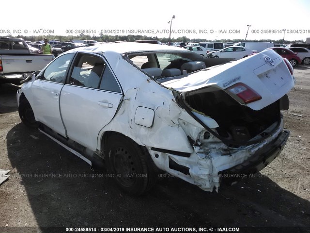 4T1BE46K77U689639 - 2007 TOYOTA CAMRY NEW GENERAT CE/LE/XLE/SE WHITE photo 3