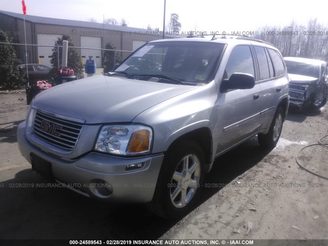 1GKDT13S072151029 - 2007 GMC ENVOY SILVER photo 2