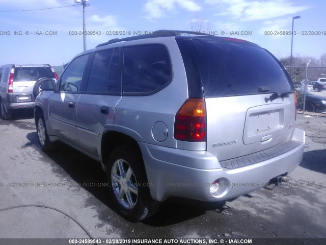 1GKDT13S072151029 - 2007 GMC ENVOY SILVER photo 3