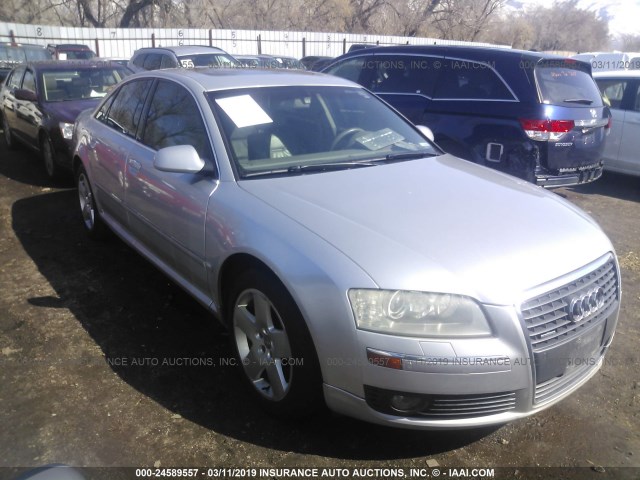 WAULV44E37N010821 - 2007 AUDI A8 4.2 QUATTRO SILVER photo 1