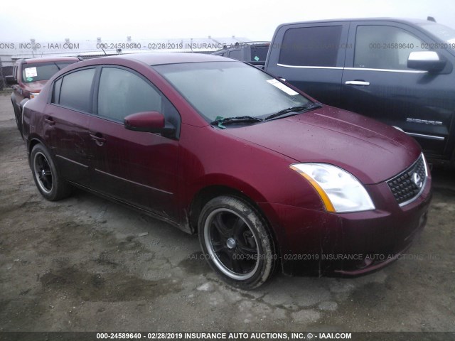 3N1AB61E37L703829 - 2007 NISSAN SENTRA 2.0/2.0S/2.0SL RED photo 1