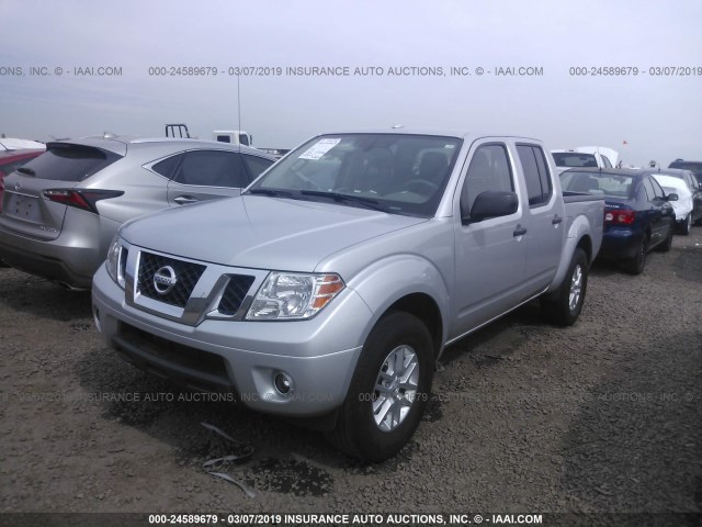 1N6AD0ER4GN775654 - 2016 NISSAN FRONTIER S/SV/SL/PRO-4X SILVER photo 2