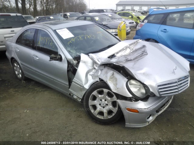 WDBRF81J15F718896 - 2005 MERCEDES-BENZ C 240 4MATIC GRAY photo 1