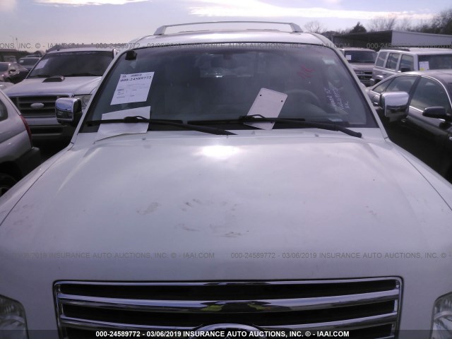 5N3AA08C75N811288 - 2005 INFINITI QX56 WHITE photo 10