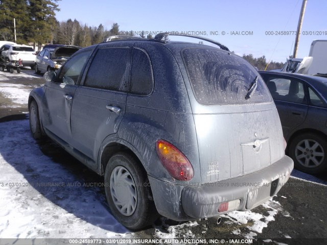 3C8FY68B52T277839 - 2002 CHRYSLER PT CRUISER LIMITED/DREAM CRUISER TEAL photo 3