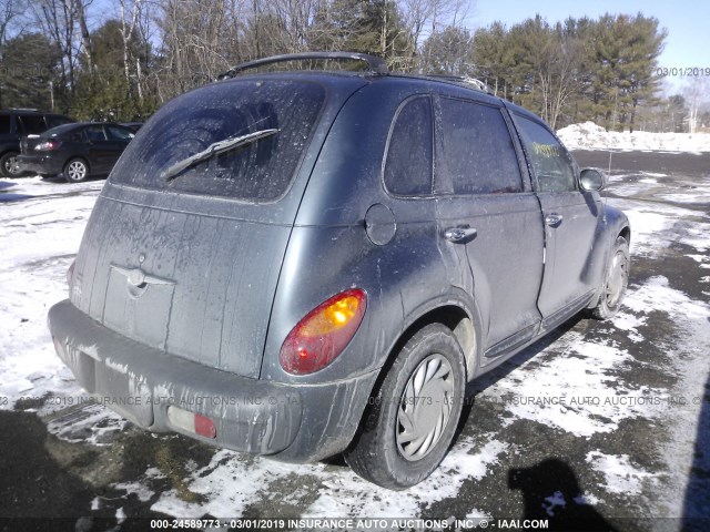 3C8FY68B52T277839 - 2002 CHRYSLER PT CRUISER LIMITED/DREAM CRUISER TEAL photo 4