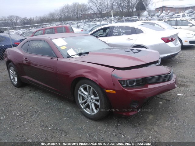 2G1FA1E3XE9245359 - 2014 CHEVROLET CAMARO LS RED photo 1