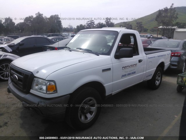 1FTKR1AD6BPA31530 - 2011 FORD RANGER WHITE photo 2