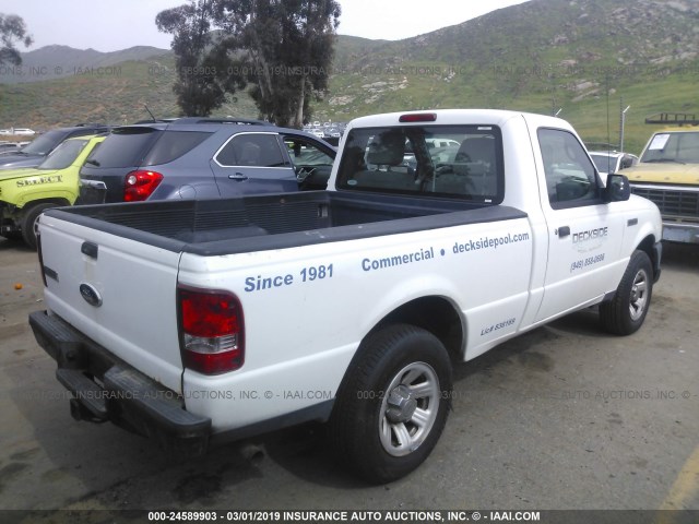 1FTKR1AD6BPA31530 - 2011 FORD RANGER WHITE photo 4