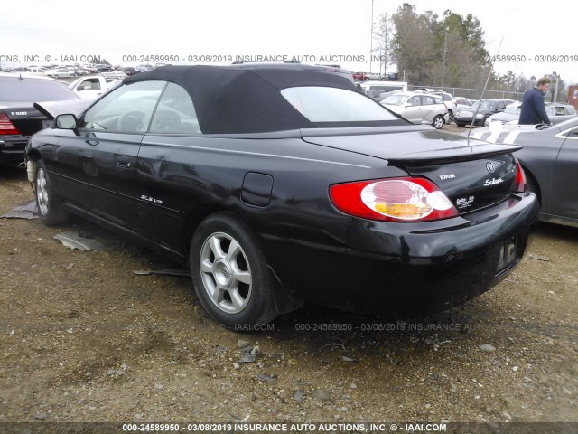 2T1FF22P62C598344 - 2002 TOYOTA CAMRY SOLARA SE/SLE შავი ფოტო 3