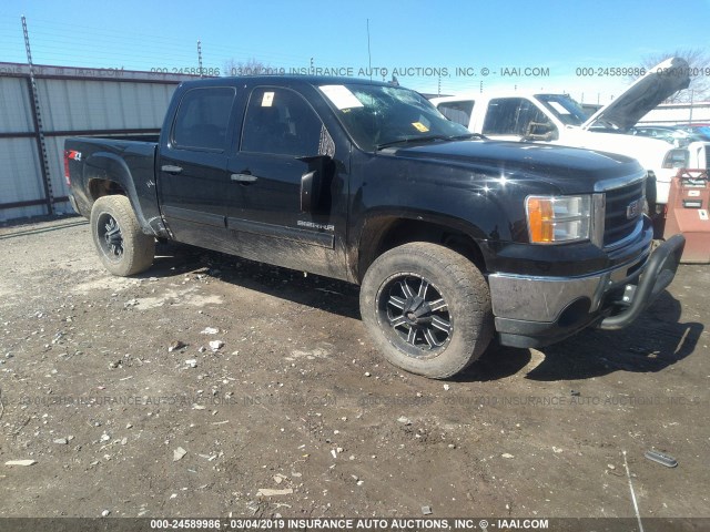 3GTP2VE39BG353442 - 2011 GMC SIERRA K1500 SLE BLACK photo 1