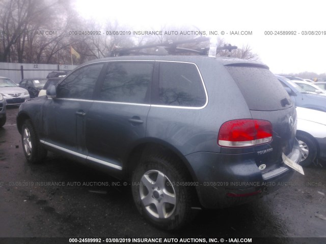 WVGZG77L16D044906 - 2006 VOLKSWAGEN TOUAREG 3.2 BLUE photo 3