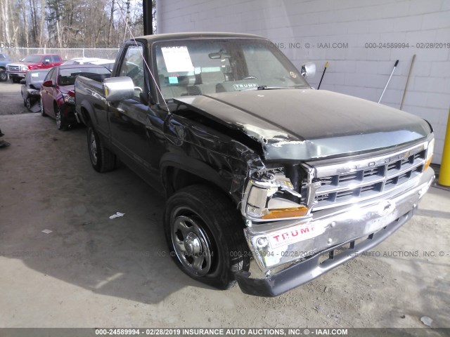 1B7GG26X1TS543022 - 1996 DODGE DAKOTA GREEN photo 1