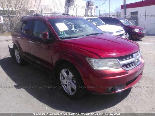 3D4PG6FV1AT106545 - 2010 DODGE JOURNEY R/T RED photo 1