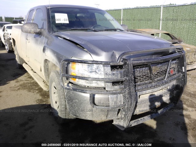 1GCEK29C09Z243521 - 2009 CHEVROLET SILVERADO K1500 LT GRAY photo 1