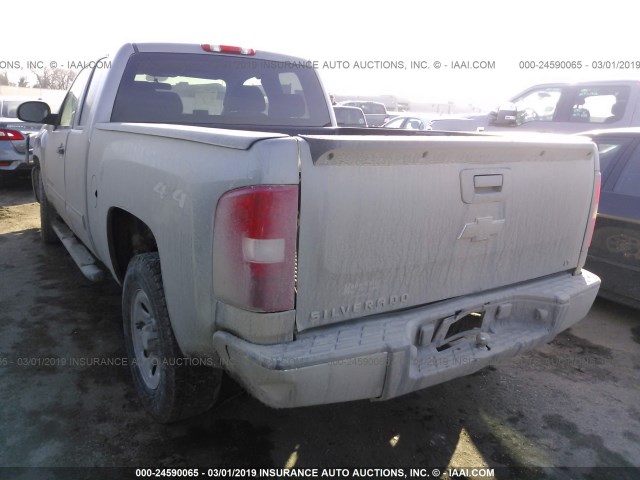 1GCEK29C09Z243521 - 2009 CHEVROLET SILVERADO K1500 LT GRAY photo 3