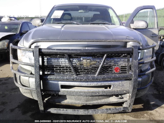 1GCEK29C09Z243521 - 2009 CHEVROLET SILVERADO K1500 LT GRAY photo 6