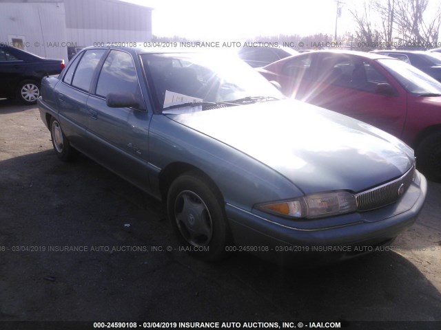 1G4NJ52M6TC409599 - 1996 BUICK SKYLARK GRAN SPORT/CUSTOM/LIMITED GREEN photo 1