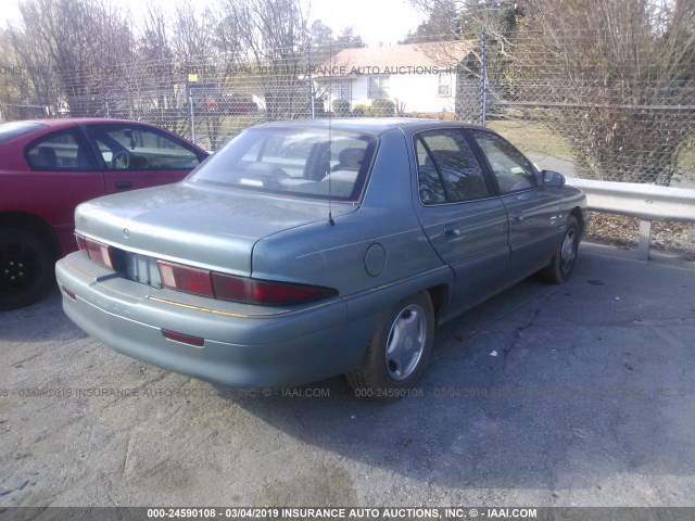 1G4NJ52M6TC409599 - 1996 BUICK SKYLARK GRAN SPORT/CUSTOM/LIMITED GREEN photo 4