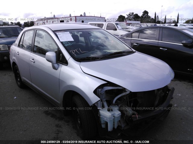 3N1BC1AP6AL404719 - 2010 NISSAN VERSA S/SL SILVER photo 1